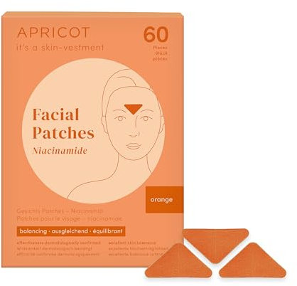 APRICOT “it’s a skin-vestment“ Zornesfalten Pflaster I Facial Patches zur Minderung von Zornesfalten, mit Niacinamid I Anti Falten Pflaster 60 Stck. I Wrinkle Patches Faltenpflaster