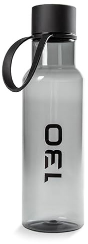 Skoda 6U0050309C Trinkflasche 130 Jahre Jubiläum Wasserflasche 600ml Flasche, schwarz