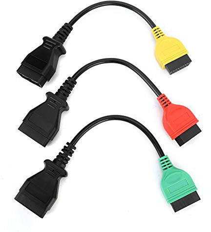 3pcs Cable Cable ECU -Scan -Adapter -Anschluss hochwertiges ABS -Material für praktisches Zubehör