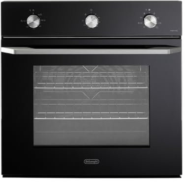 De'Longhi NSM 75N PPP Forno Elettrico Multifunzione, 11 Funzioni, Triplo Vetro, 90 Litri, Telai Laterali, 5 Livelli, Funzione Pizza, Pulizia Idroclean, Colore Nero, Classe Energetica A