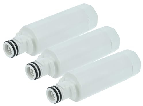 vhbw 3x Wasserfilter Filterkartusche Filter kompatibel mit LG GC-L257KQHX.ASWQEUR, GC-L257KQHX.ASWQGSF, GC-L257KQJW.AEPCCLM Kühlschrank