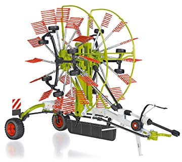WIKING 077828 Claas Schwader Liner 2600, Modell, 1:32, Metall/Kunststoff, Ab 14 Jahre, Viele Funktionen, Klappbarer Schwadkreisel, Drehbar und pendelnd aufgehängt, Absenkbares Schwadtuch, grün