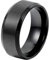 OIDEA Herren Edelstahl Ring mit personalisiert Gravur, 8mm Retro Polished Schwarz Verlobungsringe Trauringe (Ohne Gravur, 71(22.6))