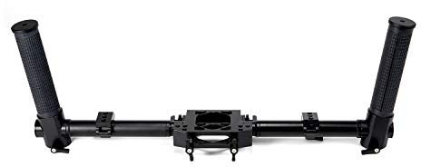 EVO Gimbals Kit de doble mango Pro-Grip – Funciona con la mayoría de estabilizadores de cámara, incluyendo EVO Rage Gen2, Rage3, Zhiyun Crane, Moza Air Plus Más | Diseño plegable – 100% aluminio CNC