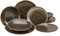 CreaTable, 22409, Serie RUSTY, 12-teiliges Geschirrset, Tafelservice aus Porzellan, spülmaschinen- und mikrowellengeeignet, Qualitätsproduktion
