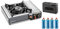 Hornillo de gas 2200 W INOX + 4 cartuchos de gas 190 g KEMPER