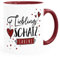 SpecialMe® Tasse Lieblings-Schatz personalisierbar mit Namen persönliche Geschenke kleines Dankeschön inner-bordeaux Keramik-Tasse