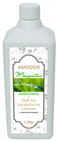 amodor Morgentau 1 L, Raumduft für katalytische Lampen wie Lampe Berger