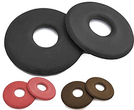 Gummi-Gebissschutz, Wangenringe, für Pferde, Pony, Zaumzeug, Sattelzubehör, Reitsport, 7 cm, Rot