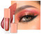 Oulac Rot Flüssiger Lidschatten Glitzer Lidschatten zum Aufhellen der Augen| Liquid Eyeliner mit Funkeln Glitzer Finish Glattes Schimmer Augen Make-up| Vegan& Cruelty-Free, 6.8g (18)