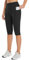 baleaf Knielange Kurze Leggings Damen Yogahose kurz high Waist Yoga Radlerleggings Sport Sommer mit Taschen Schwarz L