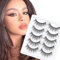 Glowing Win Falsche Wimpern Natürlich Look Fake Lashes 3D Künstliche Wimpern 5 Paar Wispy Lashes Nerzwimpern Naturwimpern Kurze Fake Wimpern Weich Streifenwimpern Wiederverwendbar False Eyelashes