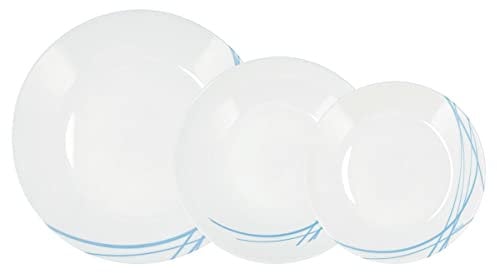 ARCOPAL DOMITILLE Vajilla Opal 12 PIEZAS-4PERSONAS