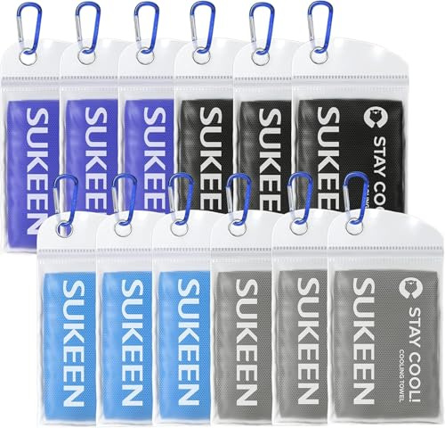 Kühltuch Set, kühlendes Handtuch Kühltücher Hals, Handtuch kühlend, Cooling Towel, Kühltücher Sport, Kühlendes Tuch, Eishandtücher für Wandern, Laufen, Tennis, Reisen,