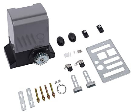 Fernbedienung Schiebetorantrieb Torantrieb Schiebetor Automatischer Schiebetoröffner 750W Schiebetor Motor 1800KG