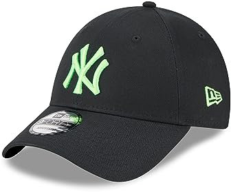 New Era New York Yankees MLB Neon Pack Black Neongreen 9Forty Adjustable Cap - One-Size