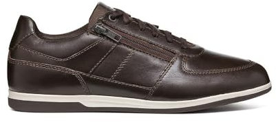 Geox Herren U Renan B Sneaker, Coffee, 43 EU