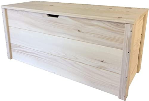 TOTAL WOOD 2012 Truhenbank banktruhe sitzbank sitztruhe truhen aus Holz (100X40X50)
