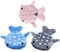 Bekecidi Lot de 3 Porte-Monnaie en Forme de Requin, Petit Sac à Monnaie avec Fermeture Éclair, Mini Portefeuille en Forme d'animal pour Écouteurs, Clés pour Filles, Garçons, Enfants, Femmes