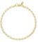 Amberta Damen Herren Echt Büroklammer Armband aus Sterling Silber | Italienisches Armband Charms Silber |Gliederarmband Silber Büroklammer Armband: 3 mm Armband Damen Gold 19 cm