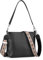 befen Black Crossbody Bag for Women Genuine Leather Shoulder Bag for Ladies Small Tote Bags for Women with Large Capacity