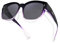 Meeloog Polarisierte Überzieh-Sonnenbrille für Damen Herren, Brillenträger, UV400 Schutz Sonnenbrille, Quadratische Sonnenbrille Fahren DEMST0110 (D1 Gradient Lila Rahmen/Schwarze Linse)