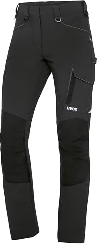 Uvex suXXeed Craft Damen Cargohose - Frauen Arbeitshose mit 4-Wege-Stretch - Cordura® verstärkt - mit Kniepolstertaschen