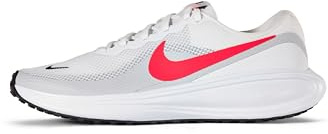 NIKE Herren Revolution 8 Sneaker, White Bright Crimson Pure Plat, 41 EU