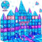 100PCS Magnetic Tiles for Kids 3+ Year Old Boys Girls Magnetic Building Blocksd 3D Princess Castle Toy Age 3-4 STEM/Sensory/Montessori Toy Toddler Educational Birthday Gift for Preschool Creative Play