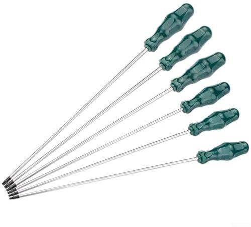Extra Long Screwdriver 400mm Magnetic Screw Drive Repair Tool T10/T15/T25/T27 Ergonomic Handle Chromium Vanadium Steel(T 10)
