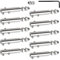 SUPAWAY Lot de 10 Serre-câbles 6 mm Tendeur en inox avec tige filetée et clé Allen, Serre-câble en acier inoxydable pour la fixation et la tension des câbles remplissage de garde-corps, balustrades
