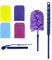 Amexo 4 Pièces Recharge Plumeau, Dust Magnet Kit de Démarrage Lavables Compatible avec Duster Kit Recharges D'attrape-Poussière pour Duster