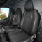 LUCARO Sitzbezüge Auto Set Tornado für enault Renault Master 4, Nissan Interstar 3 Schwarz Rückenlehne und Sitzfläche geteilt - Auto Sitzbezüge Strapazierfähig, Komfortstoff & Kunstleder