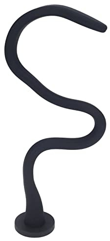 Jelquix Türstopper für Waschmaschinen, Starker Magnet, Flexibel, Universell für Frontlader-Waschmaschine, Aluminiumlegierung + Silikagel für Trockene und Belüftete Waschmaschinen-Türstütze (BLACK)