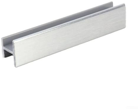 Basisverbinder für Küchenbodenplatten – 90° Eckverbinder in Silber, Aluminium und Kunststoff, für nahtlose Möbelübergänge (H-10 cm)