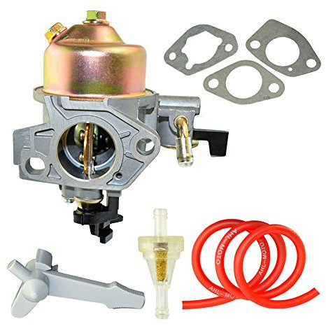 AHL Vergaser Carburetor Carb mit 30cm Ölschlauch & Kraftstofffilter & Dichtungen & Hebel für HONDA GX390 13HP