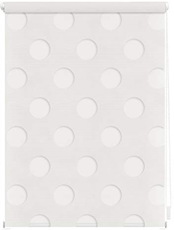 Lichtblick Doppelrollo Blickdicht ohne Bohren Weiß 90 cm x 150 cm (B x L) | Duo Rollo, Rollos für Fenster, Doppelrollo Klemmfix ohne Bohren, Klemmträger-Montage, Sichtschutz, Wandmongtage