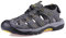 GRITION Sandalias de Senderismo Hombre, Deportivas Verano Trekking Punta Cerradas Playa Exterior, Ajustable Antideslizantes Zapatillas Casuales Caminar Agua Calzados 44EU-Gris