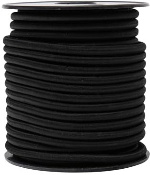 WERKA PRO Tensor elástico Negro Ø 6 mm x 20m
