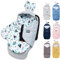 Premium Einschlagdecke Babyschale, Baby Erstausstattung aus Baumwolle für Autositz, Kuscheldecke für Kinderwagen mit Fußsack aus Baumwolle/Samt z.B. passend für Maxi-Cosi, Römer, Cybex - Tresor