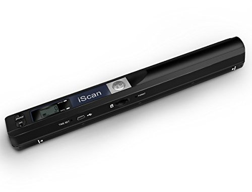 Portable Handheld Scanner, Moontie Document Wand Scanner Handheld for Business Photo Picture Receipts Books JPG/PDF Format Selection Micro SD Card Hand Scanner-B