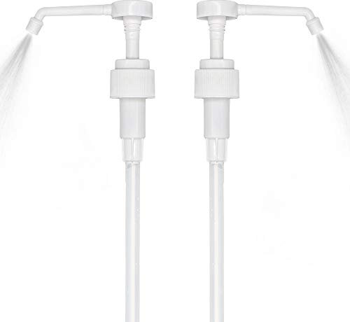 KostaTech Dosierpumpe für 1000ml Flaschen Dosierspender 2 Stück, geeignet für Flaschenmund 32 mm, geeignet für 350 / 500ml / 1000ml Flaschen