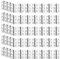 Connecteurs de Charnières acier Inoxydable 50pcs Charnières acier Inoxydable pour Portes Charnières Polyvalentes, 44 x 32 mm, Charnières en acier Inoxydable pour Porte, Fenêtre, Armoire