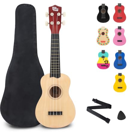 CB SKY 21” (53cm) Soprano Ukulele for Kids/Beginner - (Natural)