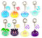 Lot de 8 porte-clés Genshin Impact - Pendentif en forme de personnages de dessin animé Genshin Impact - Acrylique - Slime Keychain - Ornement suspendu - Porte-clés Slime Keyring pour les amateurs