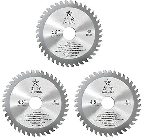 AONEDAY Circular Saw Blade 115mm x 40T x 22.2mm Bore (20mm Ring) Wood Mitre Saw Blade 4.5inch Wood Cutting Disc For Angle Grinder (3)