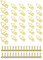 30pcs D Rings Picture Hanging,Picture Photo Frame Hanging Hooks,Small Photo Frame Hooks Hangers,Triangle Rings Picture Hanging Holder Canvas Hook Wall Bracket for Photo Frame Paintings Artwork(Gold)