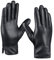 MGGMOKAY Herren Lederhandschuhe Kaschmir gefüttert,Schwarz,S