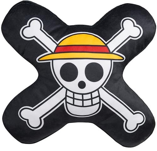One Piece Cojines Sofa - Cojines de Felpa Accesorios para Dormitorios 37 x 34.5cm - Regalos Anime