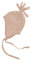 Engel-Natur Baby Mütze aus flauschigem Schurwoll-Fleece kbT (Sand, 74-80)